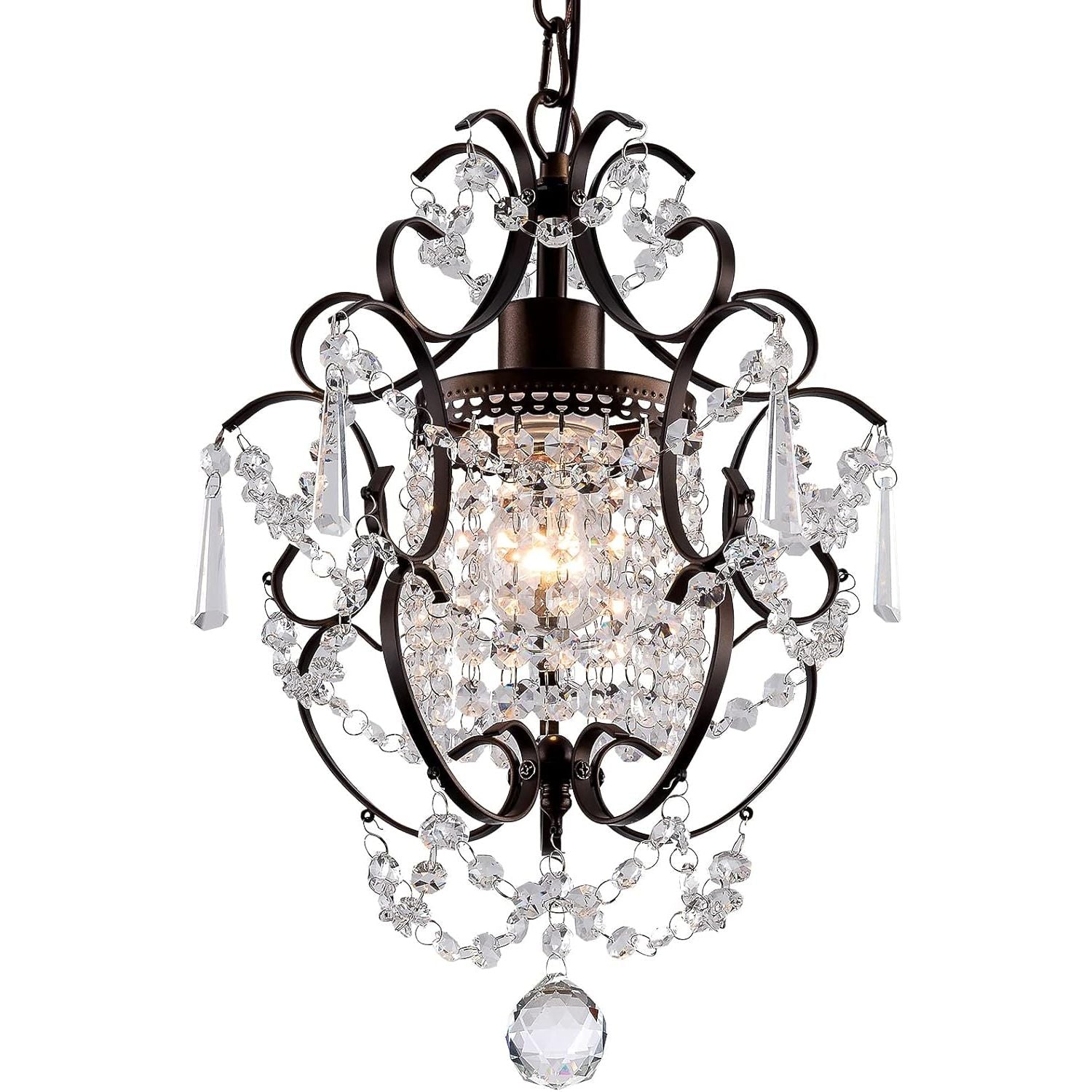 Modern Mini Crystal Pendant Light